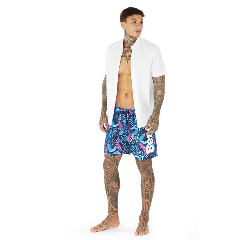 Bench Mens Paradise Swim Shorts Navy