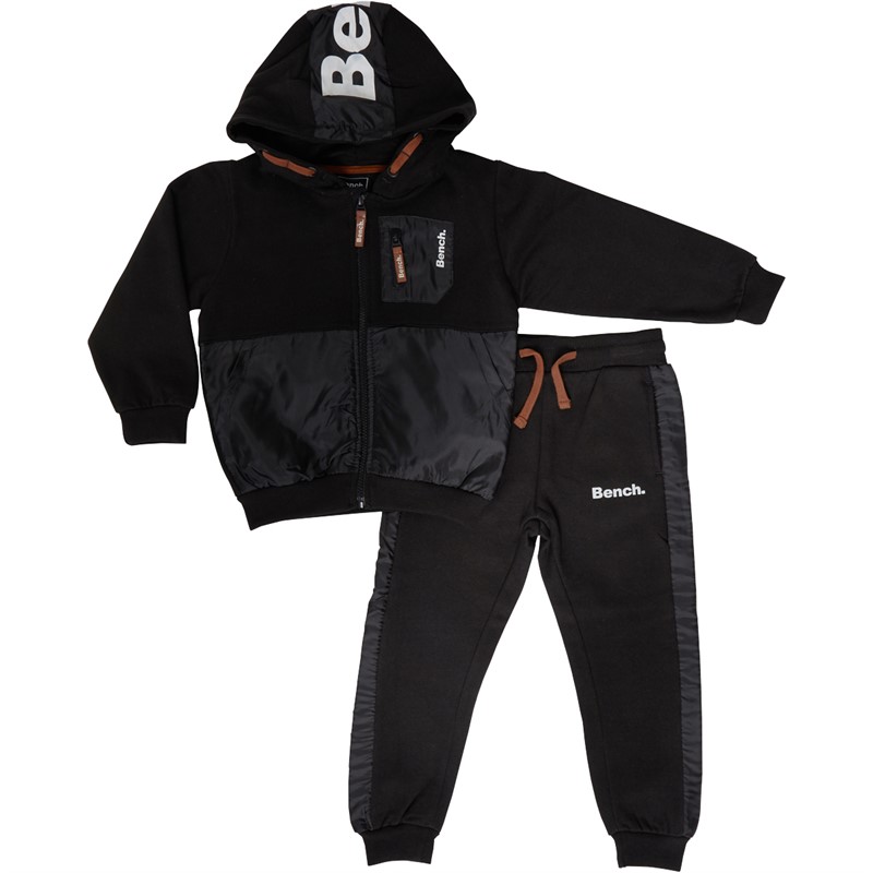 Bench Boys Tracksuit Black