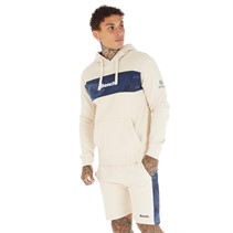 Bench Mens Renson Hoodie And Shorts Co-Ord Stone Wash
