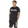 Bench Mens Leallo T-Shirt And Shorts Co-Ord Black