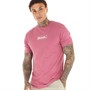 Bench Mens Angus T-Shirt Burgundy