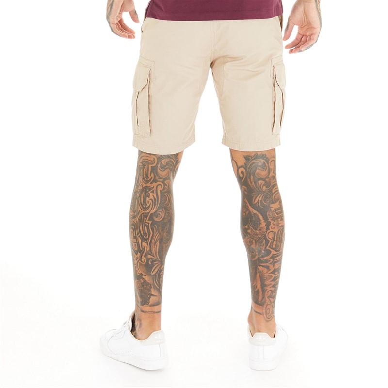 Bench Mens Achilles Cargo Shorts Stone