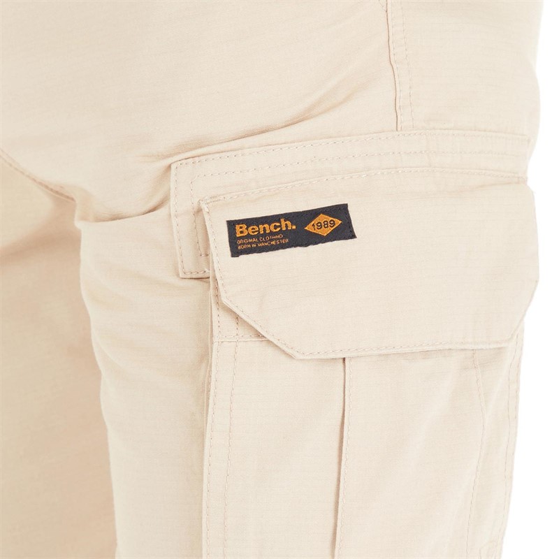 Bench Mens Achilles Cargo Shorts Stone