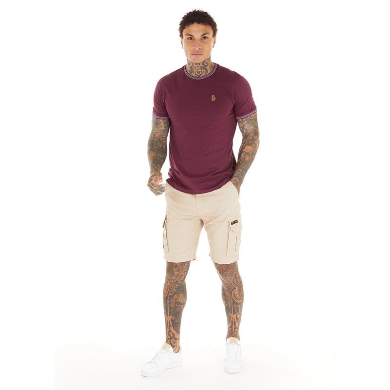 Bench Mens Achilles Cargo Shorts Stone