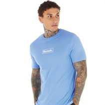 Bench Mens Angus T-Shirt Denim Blue