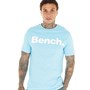 Bench Mens Leandro Spots T-Shirt Ice Blue