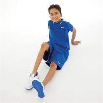 Bench Jongens Gruffyn Polo en Shorts Set Kobaltblauw