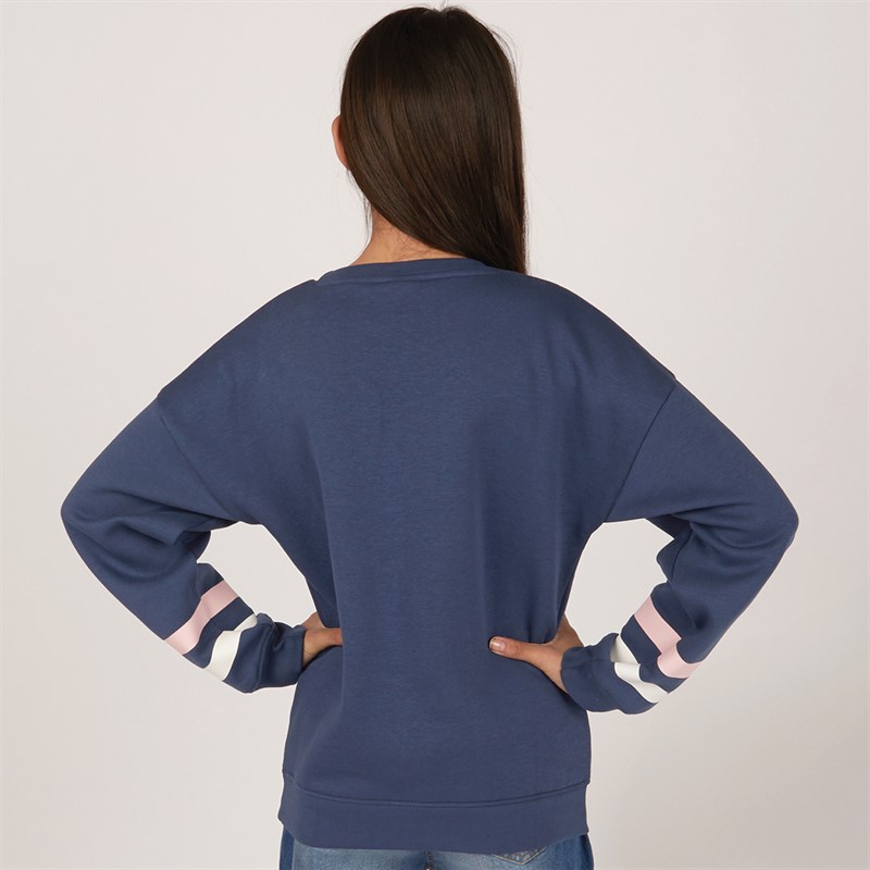 Bench Girls Adele Graphic Sweatshirt Navy