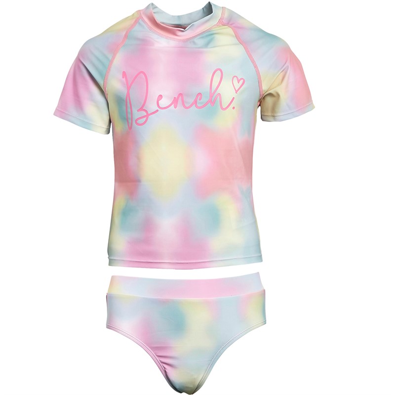 Bench Badpak en T-shirt set voor Meisjes Yona Tie Dye