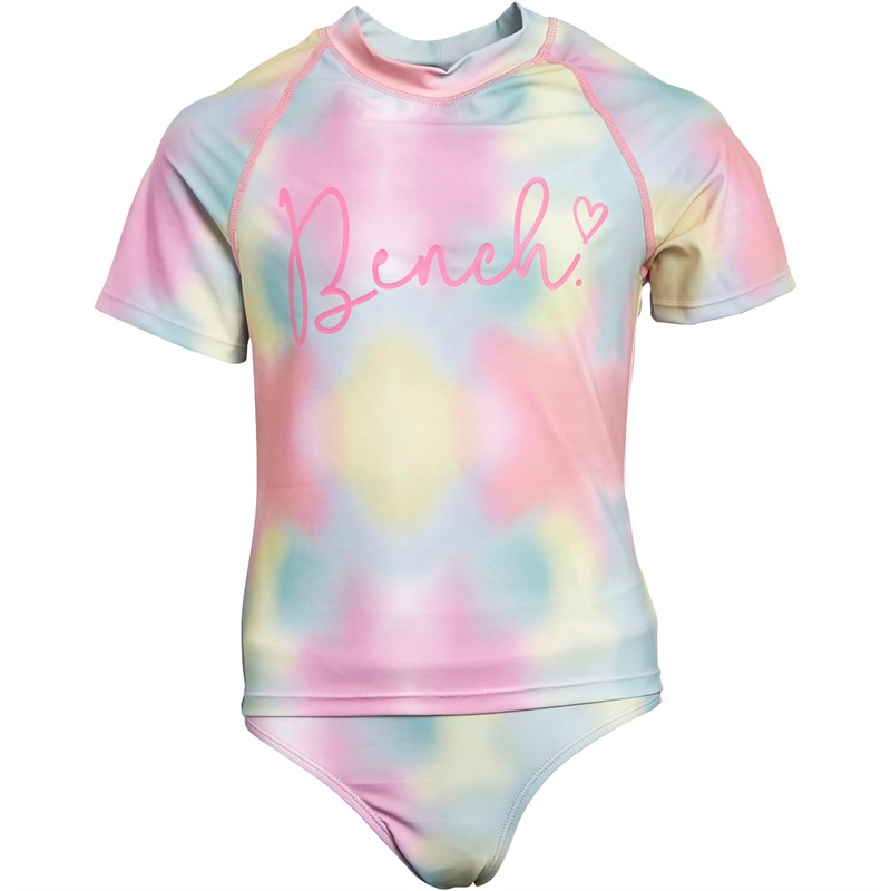 Bench Badpak en T-shirt set voor Meisjes Yona Tie Dye