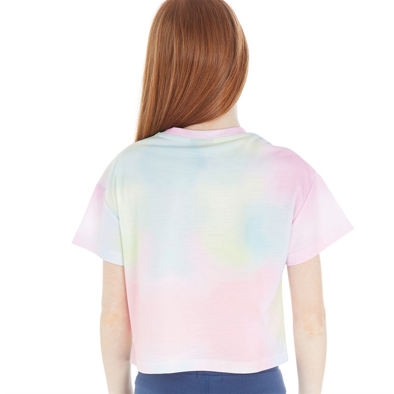 Bench T-shirt court à imprimé tie-dye Caelum filles, multicolore tie-dye pastel