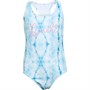 Bench Girls Emerald Tie Dye Swimsuit Sky Blue Tie Dye