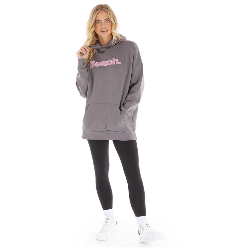 Bench Womens Dayla Hoodie Charcoal