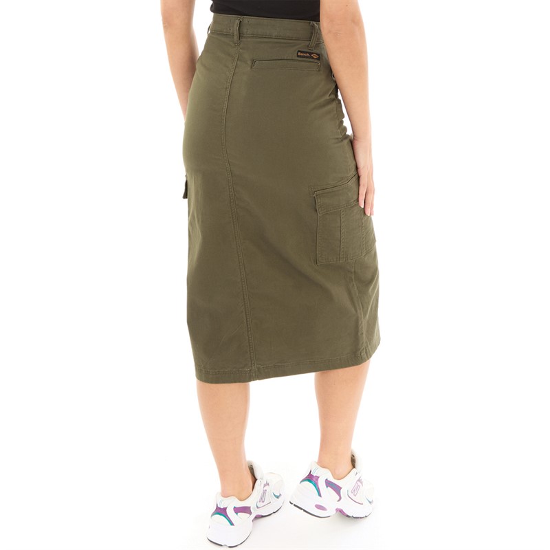 Bench Womens Selyse Cargo Skirt Khaki