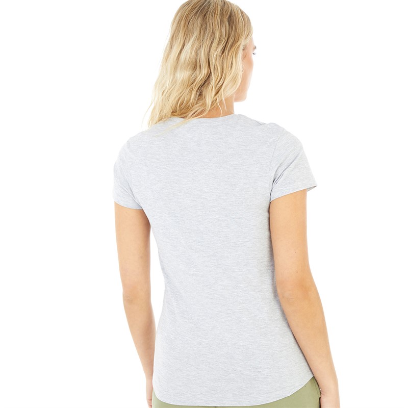 Bench Womens Anina T-Shirt Grey Marl