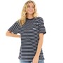 Bench T-Shirt Nouria Damen Marine/Weiß Streifen