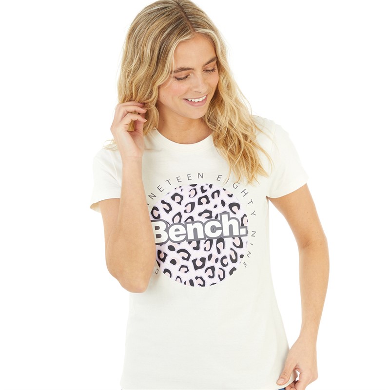 Bench Womens Anina T-Shirt Winter White