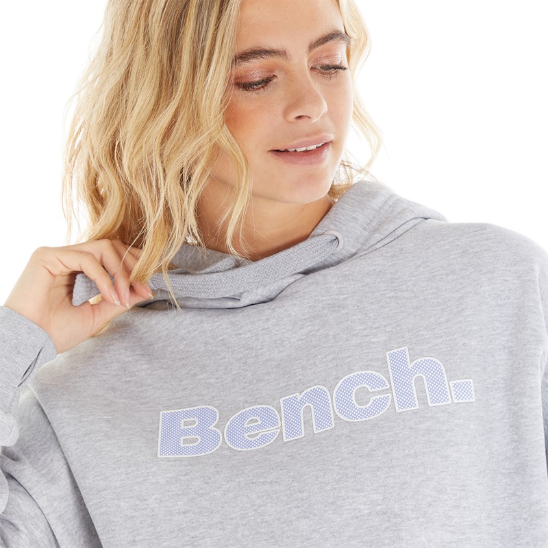 Bench Womens Dayla Hoodie Grey Marl