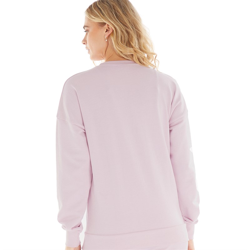 Bench Womens Kylee Sweatshirt Light Pink Ash