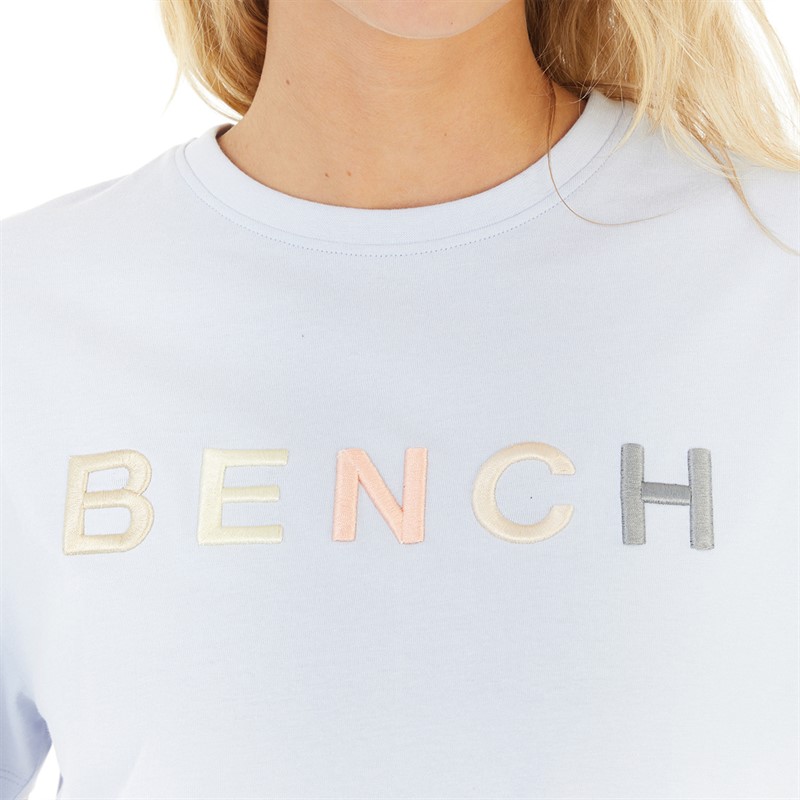 Bench Damskie Aomie T-shirty Niebieski