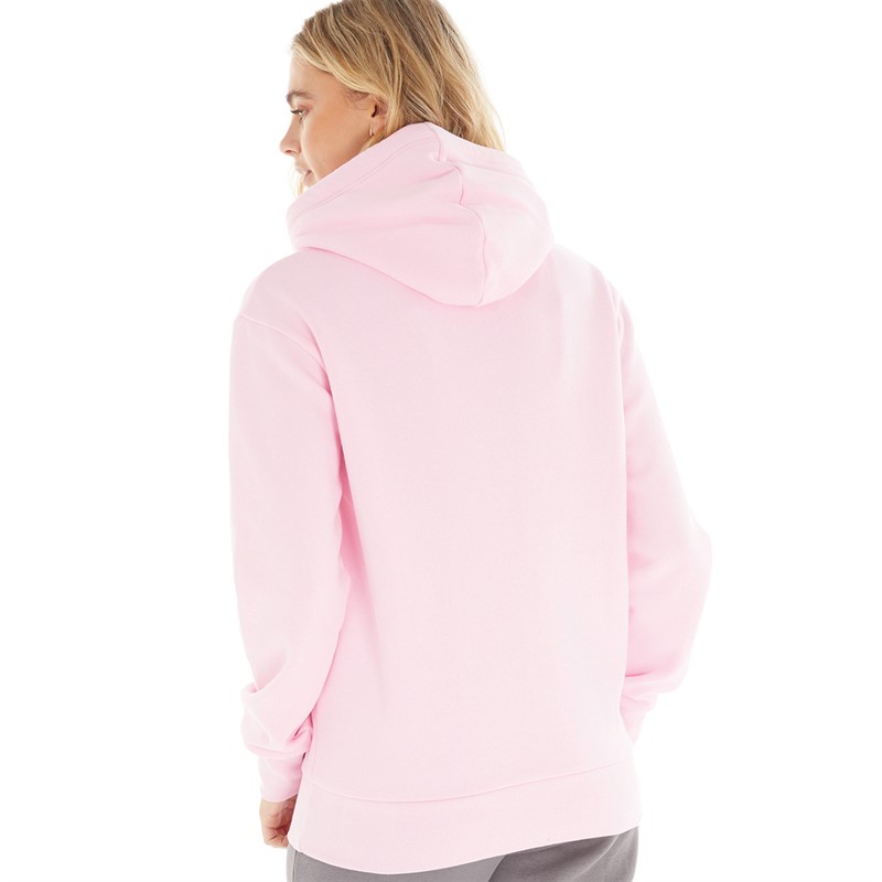 Bench Dame Blågrøn Hoodie Lys Rosa