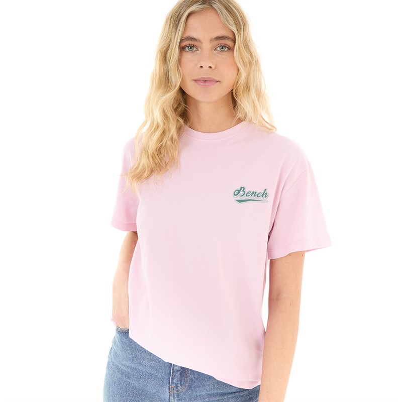 Bench Womens Rinna T-Shirt Light Pink Ash