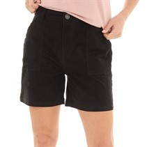 Bench Womens Kannon Cargo Shorts Black