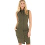 Bench Damen Cargo Kleid Khaki