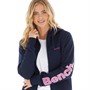 Bench Damen Darcine Zip Thru Hoodie Dunkelblau