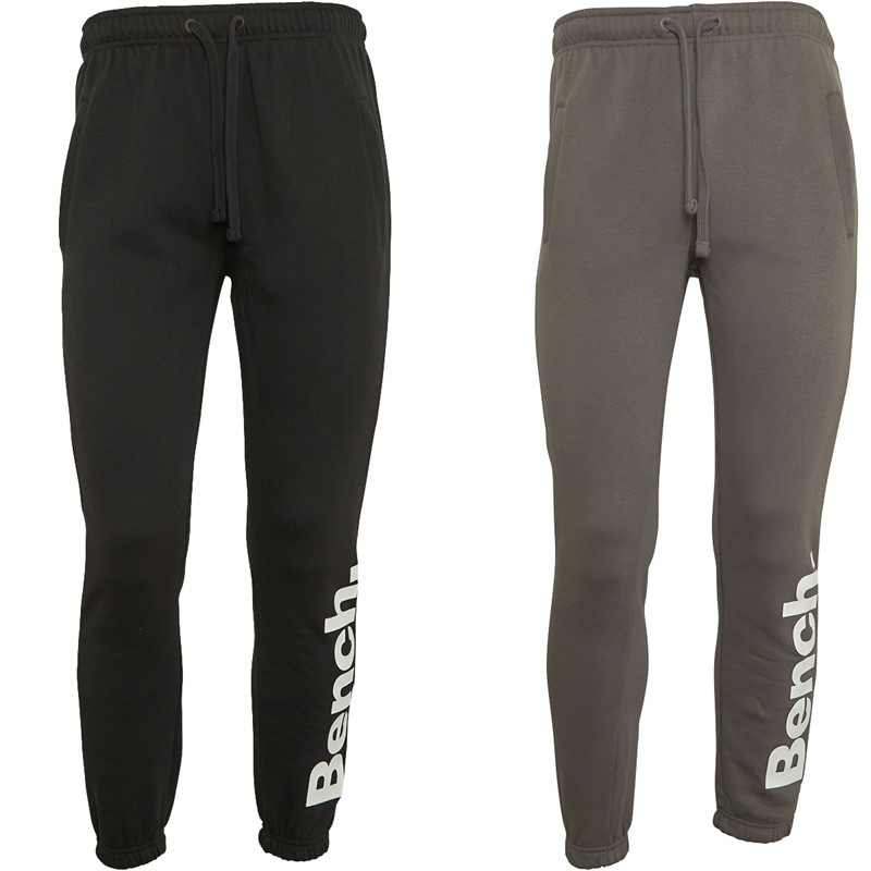 Bench Womens Fernley Two Pack Joggers Charcoal/Black