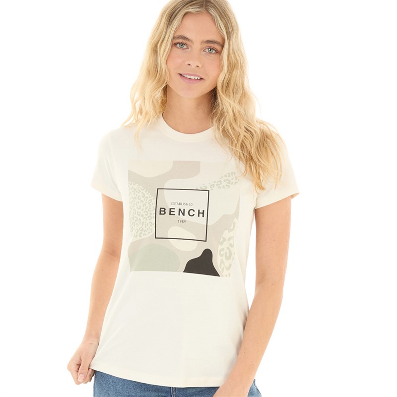 Bench Womens Tuiren T-Shirt Winter White