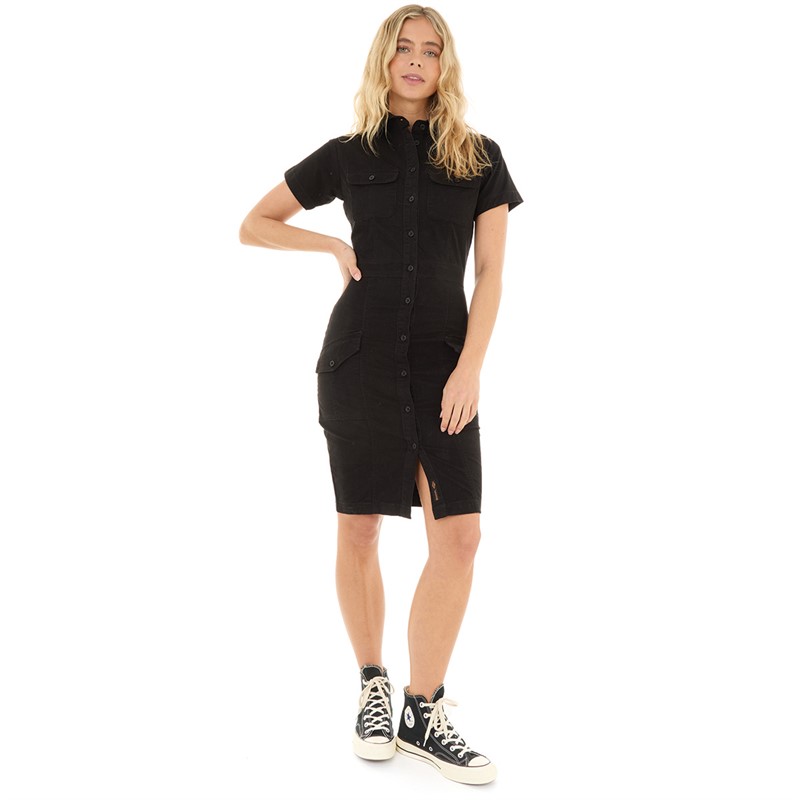 Bench Womens Perse Cargo Dress Black