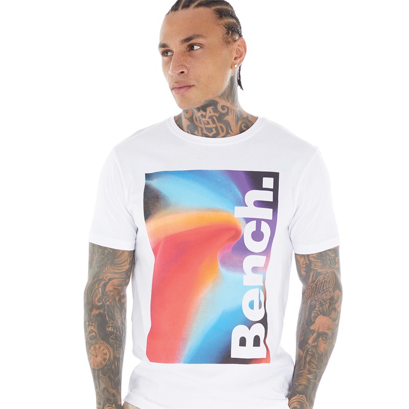 Bench Mens Bonna T-Shirt White