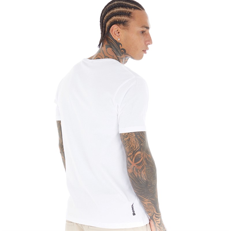 Bench Mens Bonna T-Shirt White