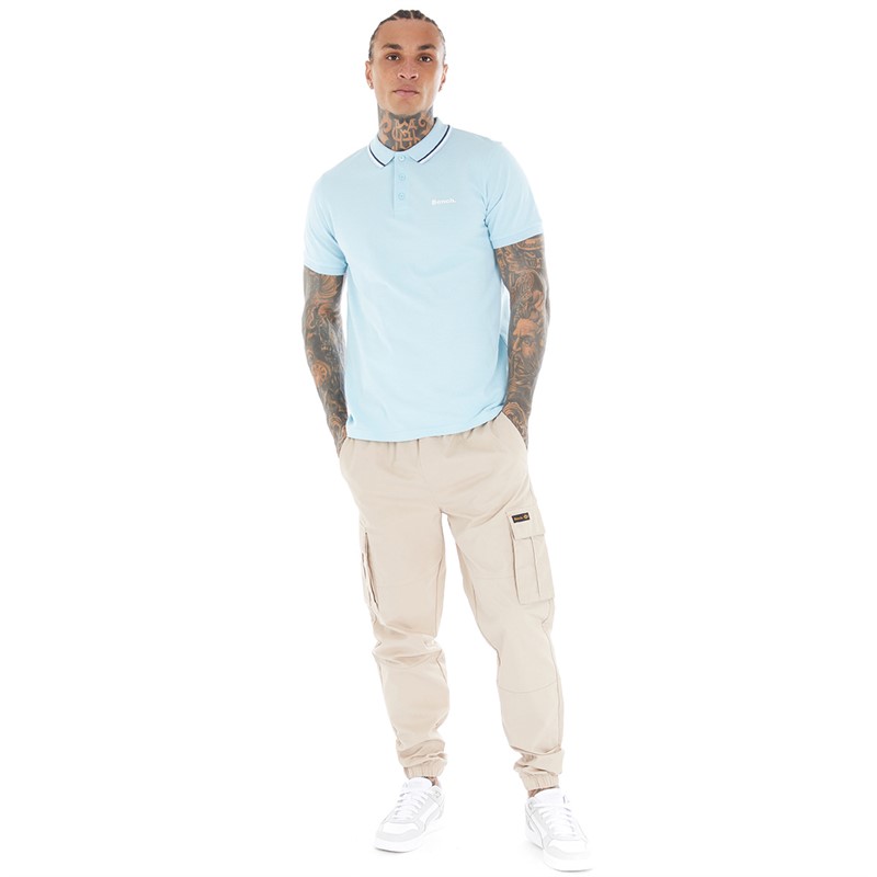 Bench Mens Gruff Polo Sky