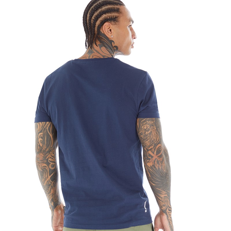 Bench Mens Nozomi T-Shirt Navy