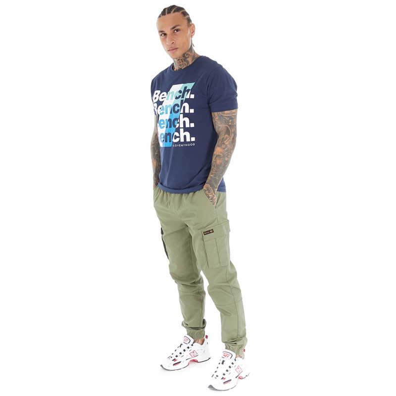 Bench Mens Nozomi T-Shirt Navy