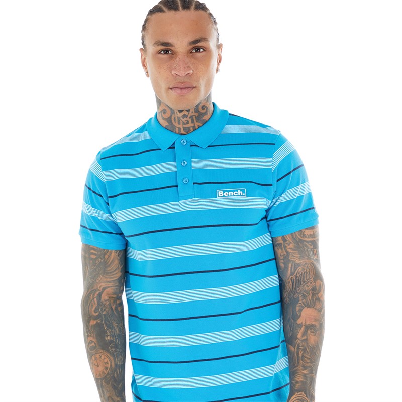 Bench Mens Trovam Polo Ocean Blue