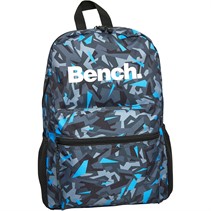 Bench Kids Logo Patterned Backpack Grey/Blue