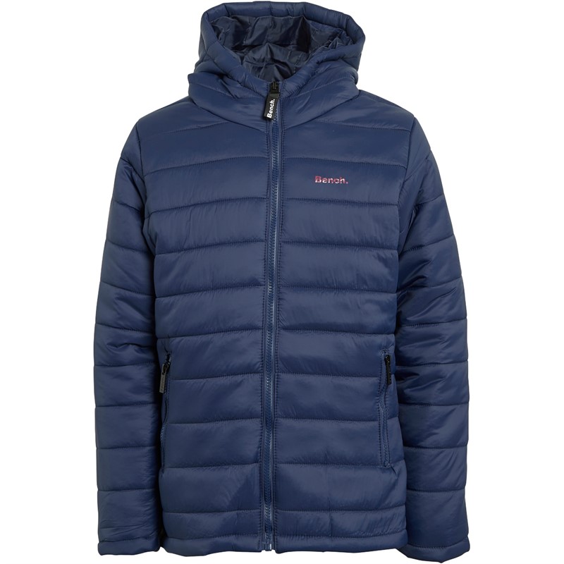 Bench Meisjes Nora Puffer Jas Donkerblauw