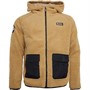 Bench Herren Yukon gefütterte Kapuzenjacke mit Reißverschluss Sherpa Fleece Sand