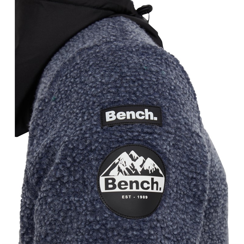 Bench Herren Brecon Fleecejacken Blau
