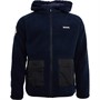 Bench Herren Yukon gefütterte Kapuze Reißverschluss durch Sherpa Fleece Marineblau
