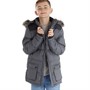 Bench Junge Axel Paddierter Parka Stahlgrau