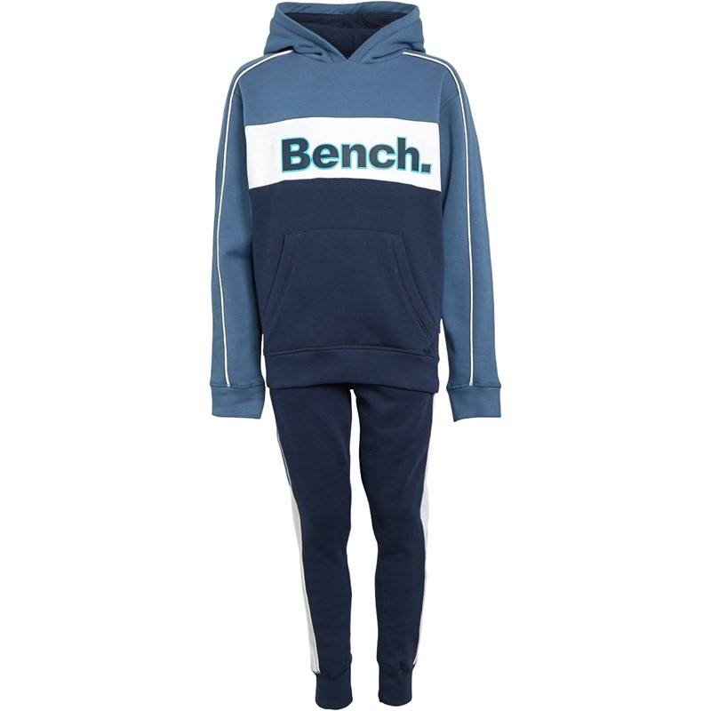 Bench Boys Ziparty Tracksuit Navy