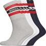Bench Mens Cobb Six Pack Crew Socks Mixed