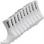 Bench Herre Ardal 10-pak Crew Sokker Hvid/Sort