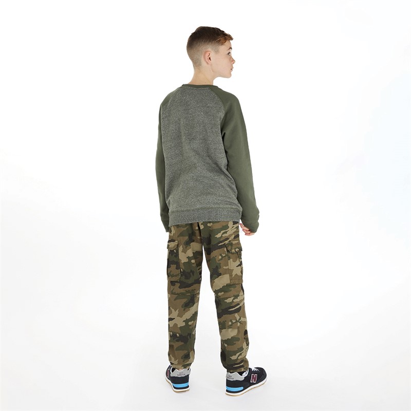 Bench Boys Travser Tracksuit Khaki