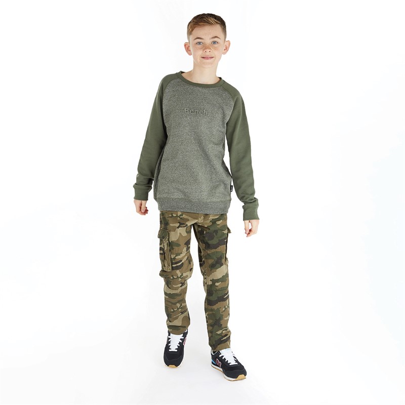 Bench Boys Travser Tracksuit Khaki