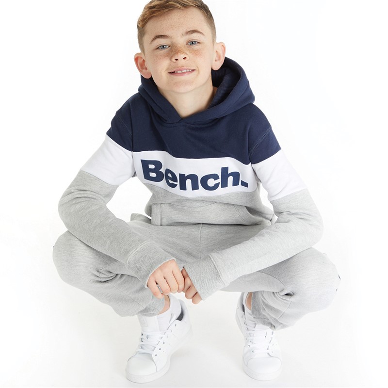 Bench Boys Platwood Tracksuit Grey Marl